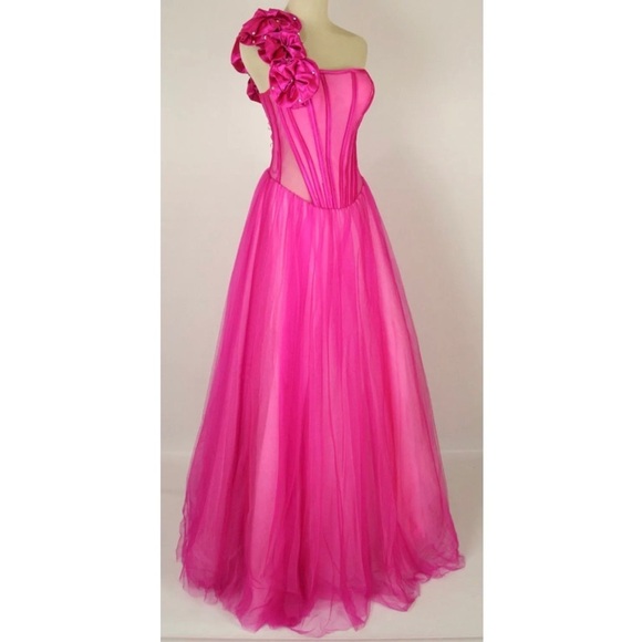 Jovani 159455 Royal Blue Evening Dress - Picture 2 of 8